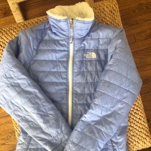 Girls North Face Reversible Jacket - LG